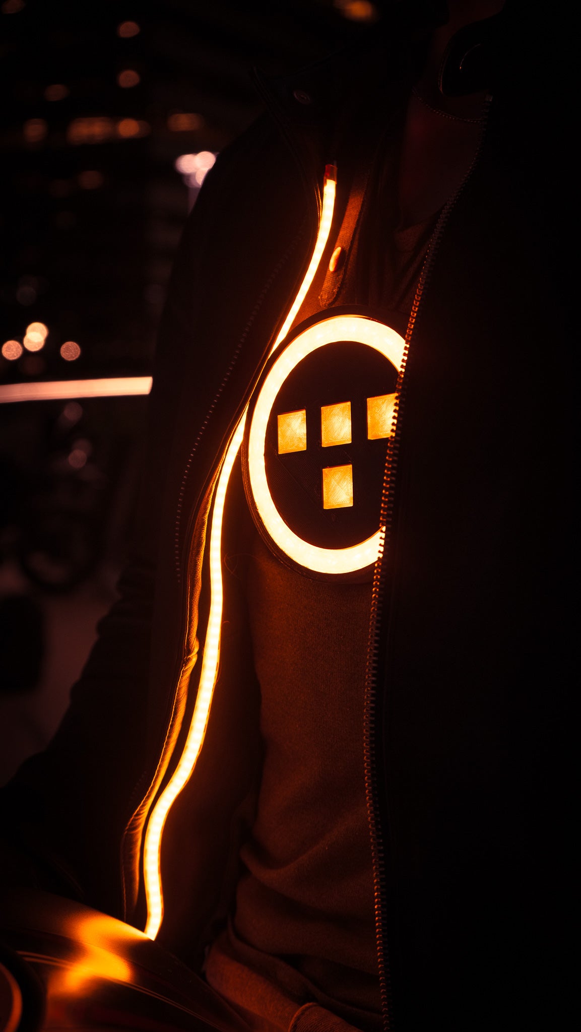 LumaWear Custom LED Jacket Lights