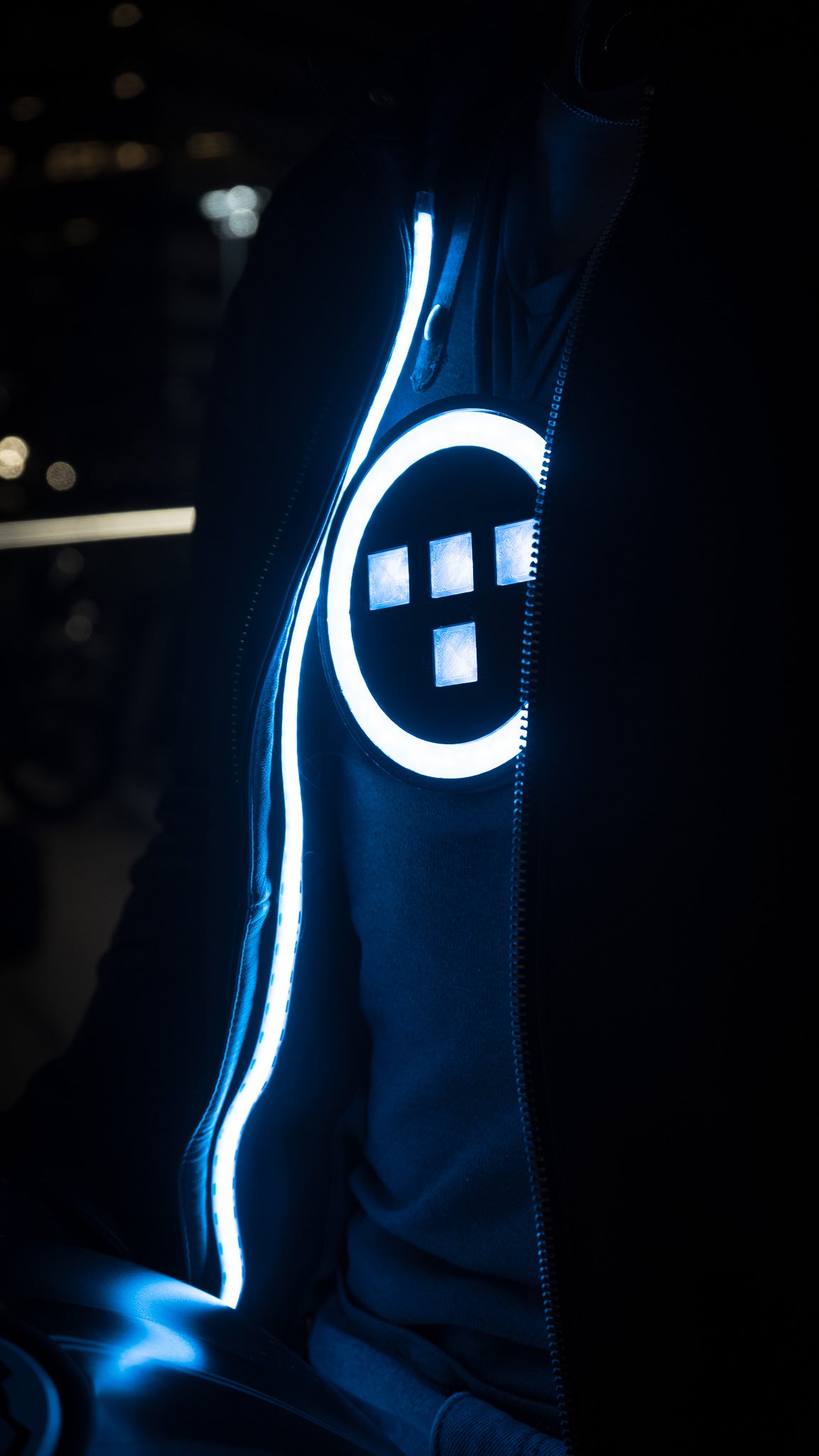LumaWear Custom LED Jacket Lights