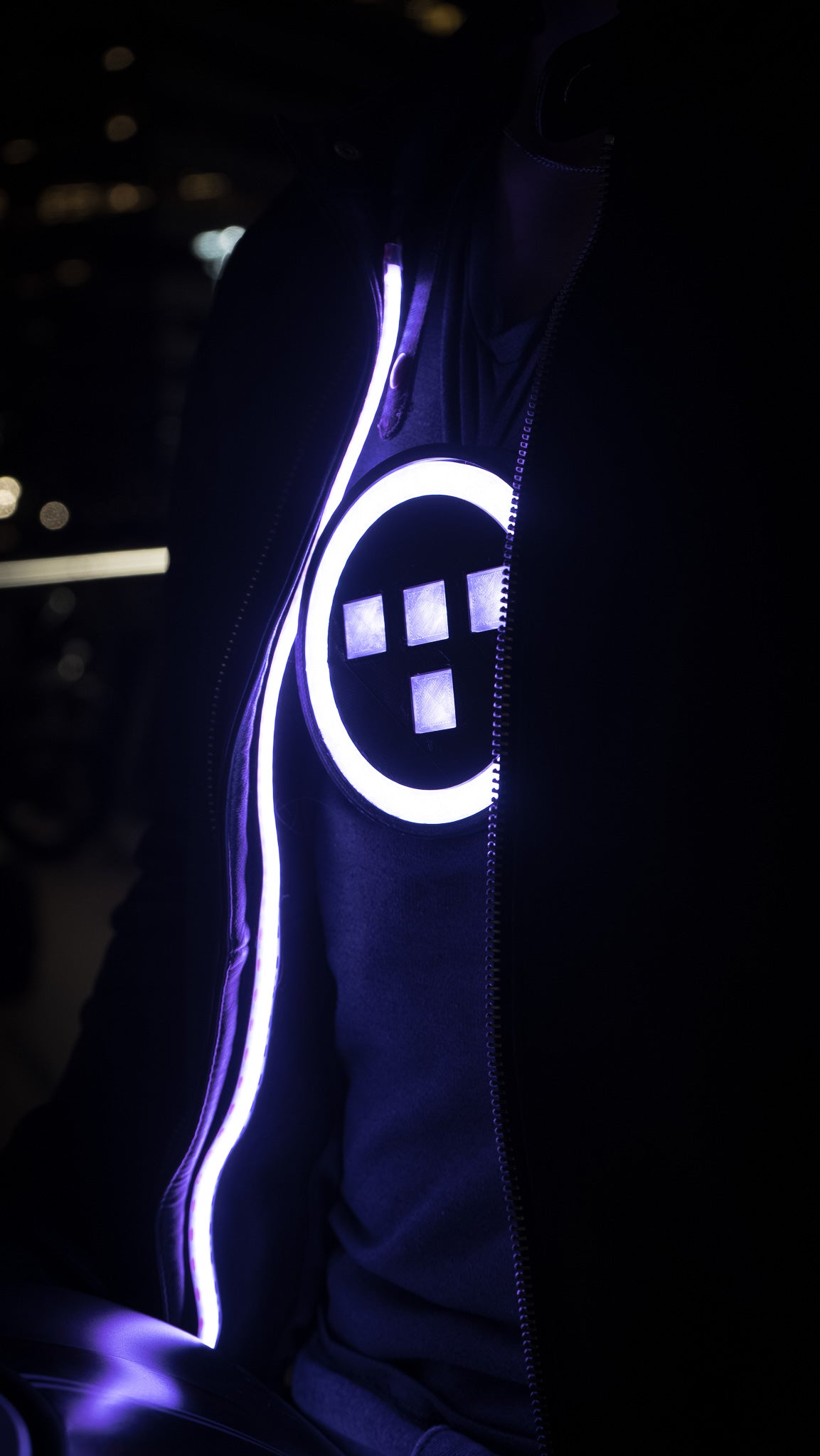 LumaWear Custom LED Jacket Lights