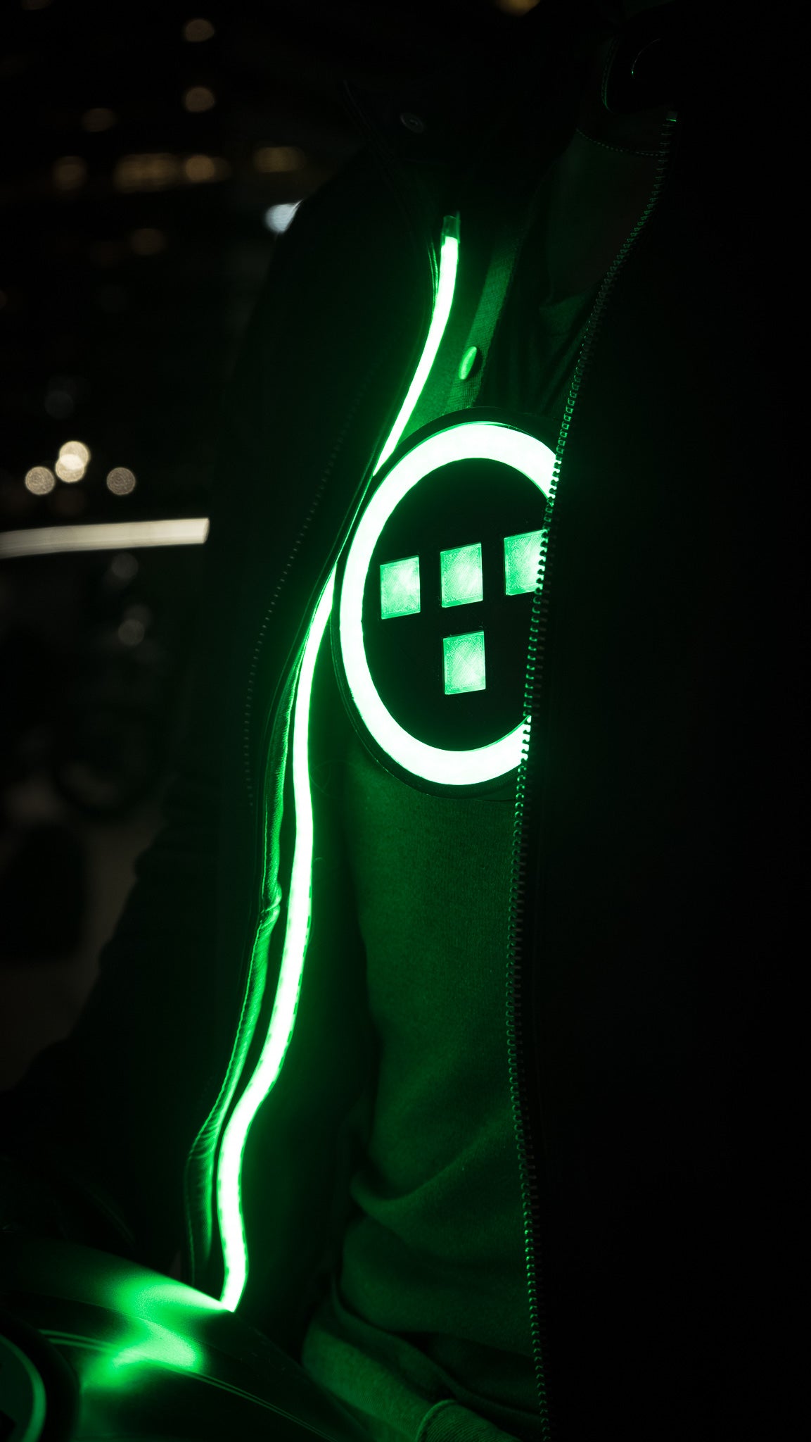 LumaWear Custom LED Jacket Lights