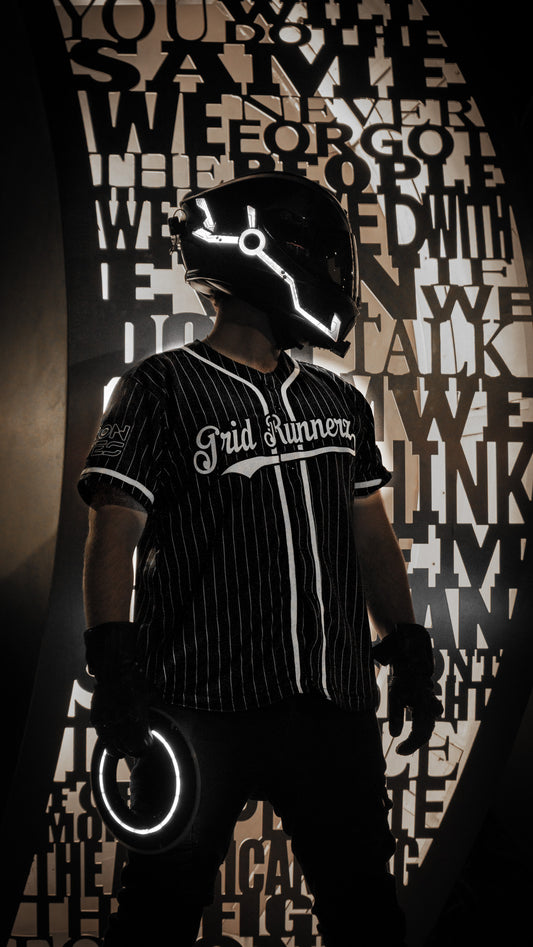 Grid Runnerz Baseball Jersey - Custom Name and Number