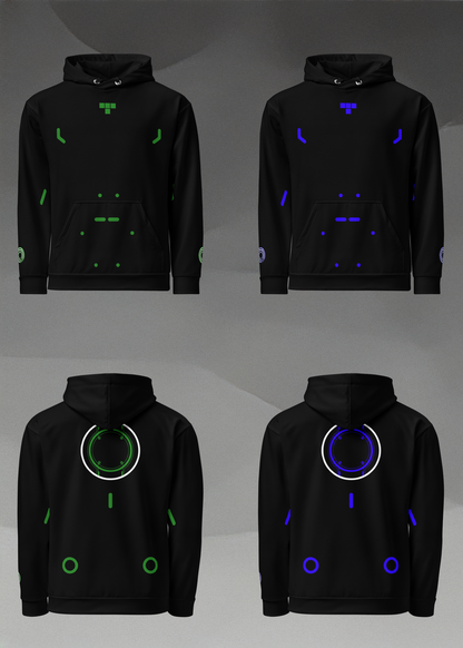 Unisex Rinzler Lightsuit Hoodie | All Colors | All Sizes | Clothing | Tron | Cosplay | Custom