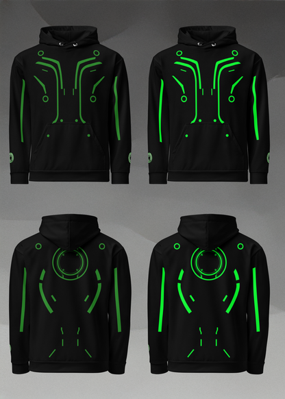 Unisex Enforcer Lightsuit Hoodie | All Colors | All Sizes | Clothing | Tron | Cosplay | Custom