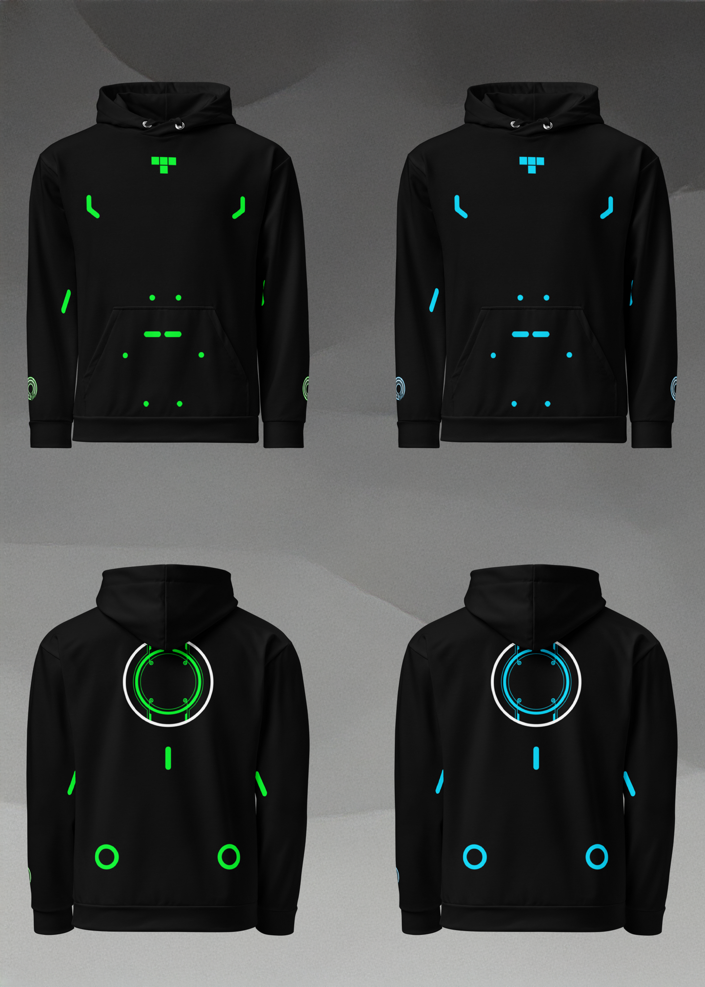 Unisex Rinzler Lightsuit Hoodie | All Colors | All Sizes | Clothing | Tron | Cosplay | Custom