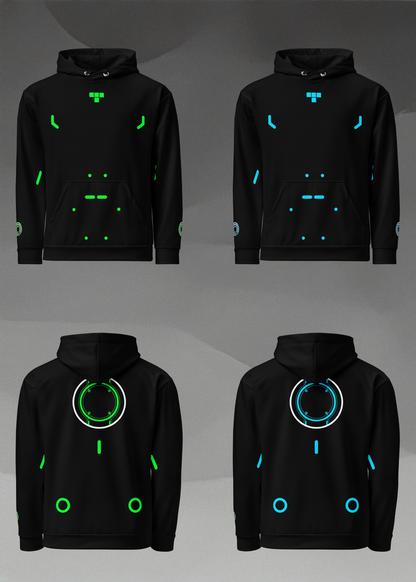 Unisex Rinzler Lightsuit Hoodie | All Colors | All Sizes | Clothing | Tron | Cosplay | Custom