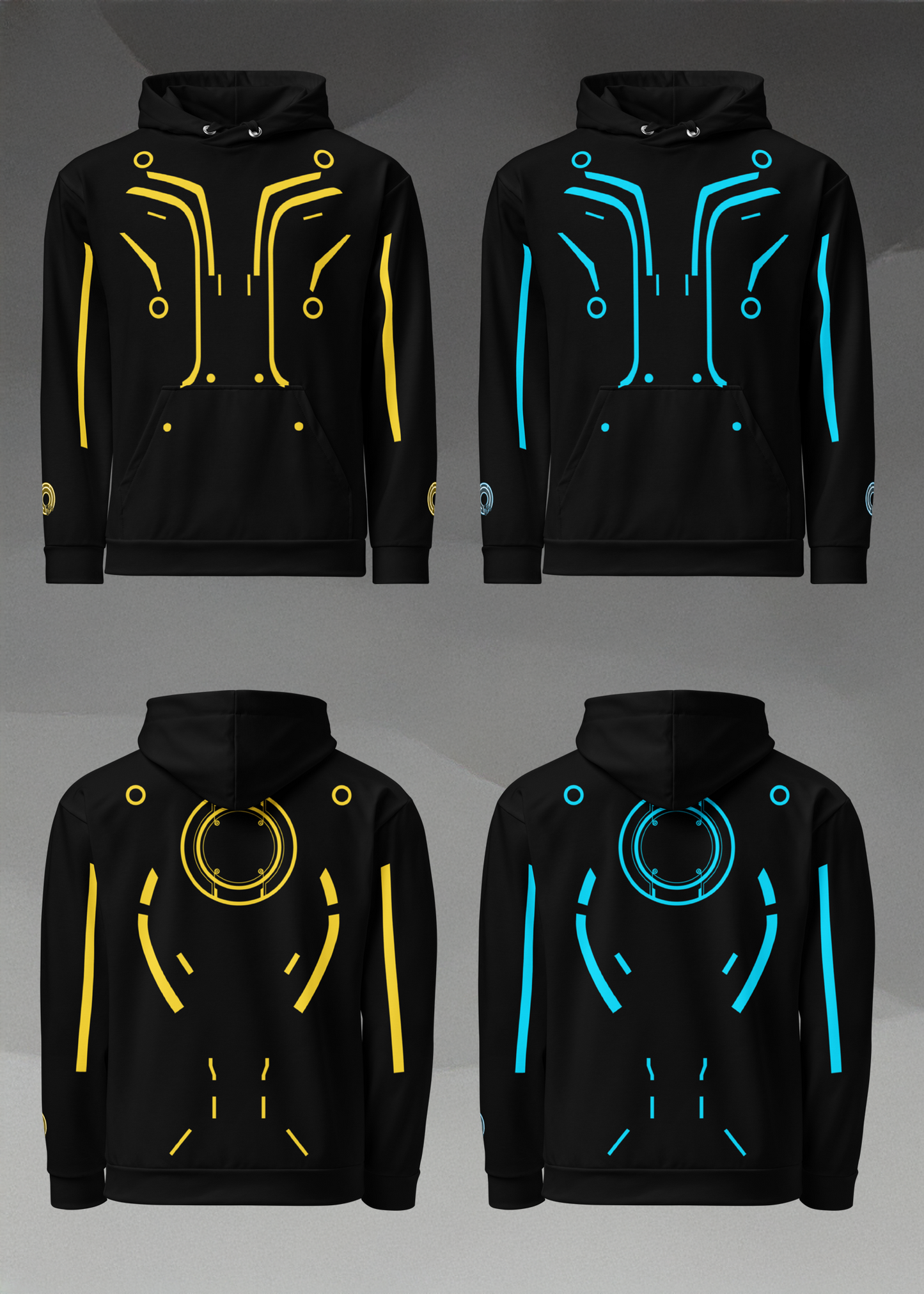 Unisex Enforcer Lightsuit Hoodie | All Colors | All Sizes | Clothing | Tron | Cosplay | Custom