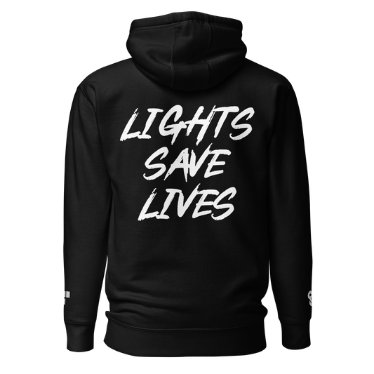 Grid Runnerz Lights Save Lives Premium Hoodie — Unisex